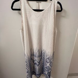 Blue and white Zara dress 💙⚪️🌀🤍